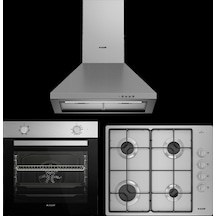 Arçelik AFM 130 I - OMD D 611 EI - P 27 YI Inox Ankastre Set