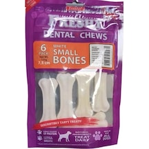 Freshy Dental Small Bones Beyaz Çiğneme Kemiği 7.5 CM 6'lı