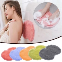 Hepsiuygunn Çok Amaçlı Esnek Yumuşak Banyo El Ayak Vücut Plastik Duş Matı Plastik Banyo Matı Çok Renkli