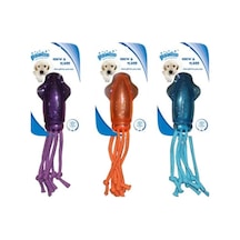 Pawise 14 x 8 x 3.5 CM Mürekkep Balığı İpli Köpek Oyuncağı Çok Renkli