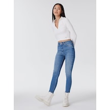 LOFT Nicole Skinny Fit Kadın Pantolon Lf2031263 Q1.v1 Denim