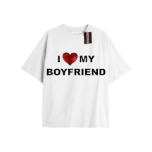 Tarzsokak I Love My Boyfriend Beyaz