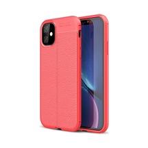 İphone 11 Kılıf Auto Focus Kapak - Kırmızı