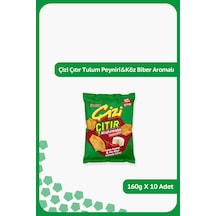 Çizi Çıtır - Tulum Peyniri&köz Biber Aromalı - Parti Boy - 160 Gram - 10 Adet