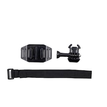 Brıvıga - Hmt-mount03 Gopro Kask Montajı Velcro Kayışlı, Siyah Açık Füme - Füme - Kahverengi