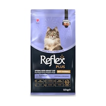 Plus Pocket Treats İlaveli Kısırlaştırılmış Anti-hairball Somonlu Kedi Maması 1,5 Kg