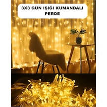 Romantik Ambiyans İçin Uzaktan Kumandalı Günışığı Peri Led - Sarı