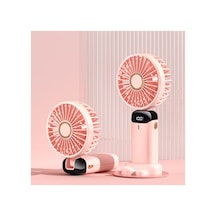 Mini Klima Led Göstergeli Şarjlı El Fanı Vantilatör 5 Kademeli Hız Serinletici Parfümlü Fan