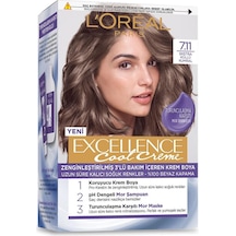 Loreal Excellence Cool Creme Saç Boyası 7.11 Ekstra Küllü Kumral (466392649)