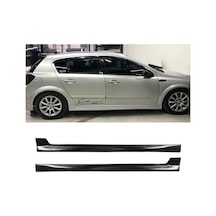 Opel Astra H Hb Yan Marşpiyel Seti Mat Siyah Plastik 2 Adet 2004 2005 2006 2007 2008 2009