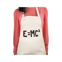 E=Mc2 Baskılı Su İtici Özellikli Mutfak Önlüğü