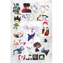 Hunter X Hunter Seri 1 Sticker Seti Laptop Ajanda Pc Tablet Telefon Defter Etiket Bullet Journal Diğer