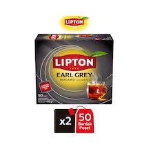 Lipton Earl Grey Bardak Poşet Çay 50li X 2 Adet