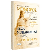 Hakimlik Ceza Muhakemesi Hukuku Soru Bankası 22. Baskı Monopol Yayınları