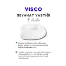 Visco Ortopedik Seyahat Boyun Yastığı Visco Seyahat Yastığı Boyu