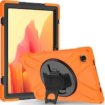 Newface Samsung Galaxy T220 Tab A7 Lite 8.7 Kılıf Amazing Tablet Kapak - Turuncu Tablet Kılıfı