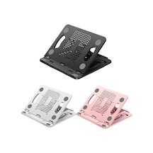 Microcase AL3481 10-12 inch Microcase 360 Dönerli Kademeli Masaüstü Stand Siyah