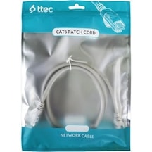 Ttec 0.2metre Cat6 Utp Kbl-ptch-20cmg Gri Patch Kablo