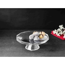 Torte Pasta Tabağı Damla Logo K Sade P Açık Gri