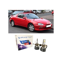 Mazda Mx3 Led Xenon Uzun + Kısa Far Ampulü H4 Mono Yeni Seri Beyaz
