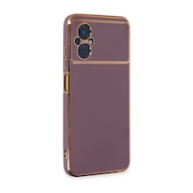 Xiaomi Poco M5 Uyumlu Kılıf Volet Silikon - Mor