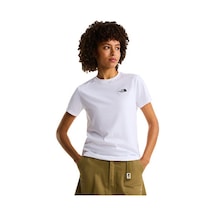 The North Face W Evolution Simple Dome Slm Kadın Outdoor Tişörtü Nf0a8fx7fn41 Beyaz