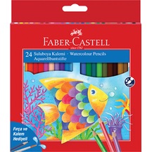 Faber-castell Aquarell Kuru Boya 24 Renk Karton Kutu Çok Renkli