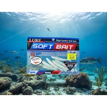 Lrf İçin 55mm Mikro Silikon Kurt Seti - 10'lu Paket Yüksek Aksiyonlu Yem