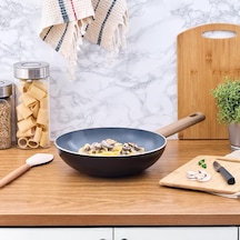 Aryıldız Eco Ceramic Wok Tava 28 Cm Çok Renkli