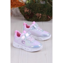 Fort Cool Yuki Rahat Hafif Sneaker Işıklı Kız Çocuk Ayakkabı GÜMÜŞ Gümüş