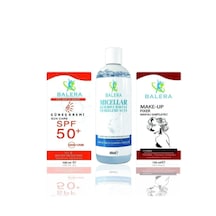 Sun Care 50+ & Makyaj Sabitleyici & Mıcellar Makyaj Temizleme Suyu