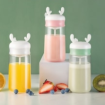 Cbtx V7 Otomatik Elektrikli Karıştırma Kabı Plastik Shake Kabı Açık Yeşil Açık Yeşil