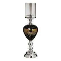 Vitale Amber Silver Şamdan 47 Cm Ak.je0003