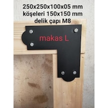 Pergule Pergola Çatı Makas Montaj Aparatı L Model