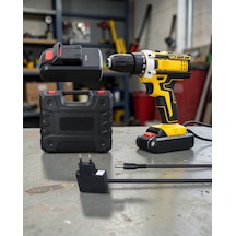 Çift Bataryalı Şarjlı Matkap Seti 24w Motor Uuczmatkapseti3