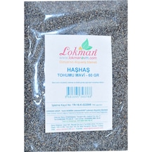 Lokman Mavi Haşhaş Tohumu 60 G