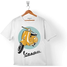 Vespa Club Logo Motosiklet Çocuk Tişört 001