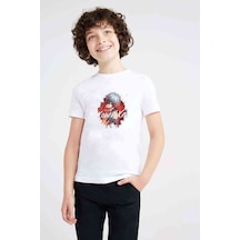 Tshirthane Anime Tokyo Ghoul Kaneki Manga Baskılı Unisex Çocuk Beyaz T-Shir (534787403)