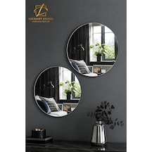 2 Adet 20x20 Cm Yuvarlak Gümüş Ayna Pleksi Dekoratif Hafif Pleksi Ayna Modern Duvar Dekoru Oval Form Pleksi Ayna Gümüş Renk Modern Ev Dekorasyonu Gümüş Gümüş
