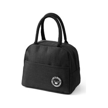 Lichen Termal Yalıtımlı Öğle Yemeği Çantası Taşınabilir Isı Siyah