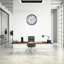 Eskitme 52 Cm Metal Klasik Duvar Saati Diğer