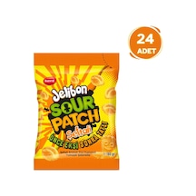 Kent Jelibon Sour Patch Şeftali Aromalı Yumuşak Şekerleme 24 x 80 G