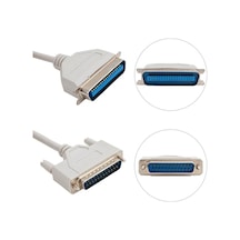 Pm-4940 1.5 Metre Ieee1284 Db25 Erkek - Db25 Dişi Paralel Lpt Yazıcı Kablosu