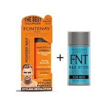 Fontenay Ultra Strong Pudra Toz Wax Turuncu 20 G + Hair Wax Stick Erkekler İçin 75 G