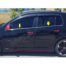 Markadan Vw Golf 5 Krom Cam Çıtası 2004-2009 4 Parça Paslanmaz Çe