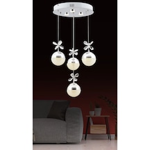 Merve 4'lü Led Sarkıt Avize 3143-w94-3q-kx Krom