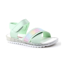 Papuçcity Arzen 02415 Orto Pedik Kız Çocuk Sandalet Yeşil
