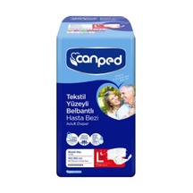 Hasta Bezi Belbantlı Tekstil Gece Büyük 7'li 4 Adet Diğer