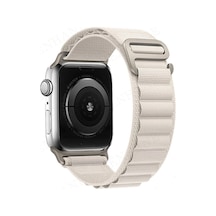 Watch 38mm Mountain Kordon - Beyaz İtdark9082