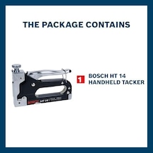 Professional Accessories 603038001 El Zımbası Ht 14 Ahşap, Zımba Tipi 41 , Siyah, 1 Adet
